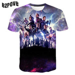 2020 Summer Punk t shirt Men Marvel 3d Printing T-Shirt Harajuku Short Sleeve fashion Print Tshirts streetwear Tee Tops S-6XL