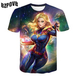 2020 Summer Punk t shirt Men Marvel 3d Printing T-Shirt Harajuku Short Sleeve fashion Print Tshirts streetwear Tee Tops S-6XL