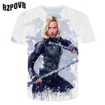 2020 Summer Punk t shirt Men Marvel 3d Printing T-Shirt Harajuku Short Sleeve fashion Print Tshirts streetwear Tee Tops S-6XL