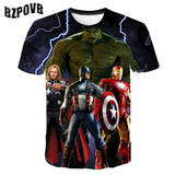 2020 Summer Punk t shirt Men Marvel 3d Printing T-Shirt Harajuku Short Sleeve fashion Print Tshirts streetwear Tee Tops S-6XL