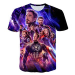 2020 Summer Punk t shirt Men Marvel 3d Printing T-Shirt Harajuku Short Sleeve fashion Print Tshirts streetwear Tee Tops S-6XL