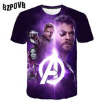 2020 Summer Punk t shirt Men Marvel 3d Printing T-Shirt Harajuku Short Sleeve fashion Print Tshirts streetwear Tee Tops S-6XL