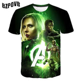 2020 Summer Punk t shirt Men Marvel 3d Printing T-Shirt Harajuku Short Sleeve fashion Print Tshirts streetwear Tee Tops S-6XL