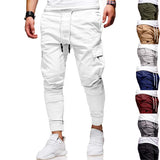 Men Pants New Fashion Casual  Jogger Pants  Fitness Bodybuilding Gyms Pants Sweatpants Trousers
