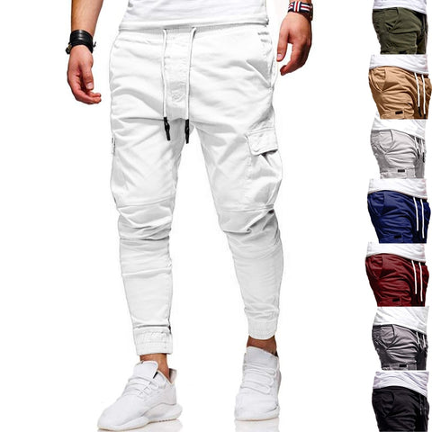 Men Pants New Fashion Casual  Jogger Pants  Fitness Bodybuilding Gyms Pants Sweatpants Trousers